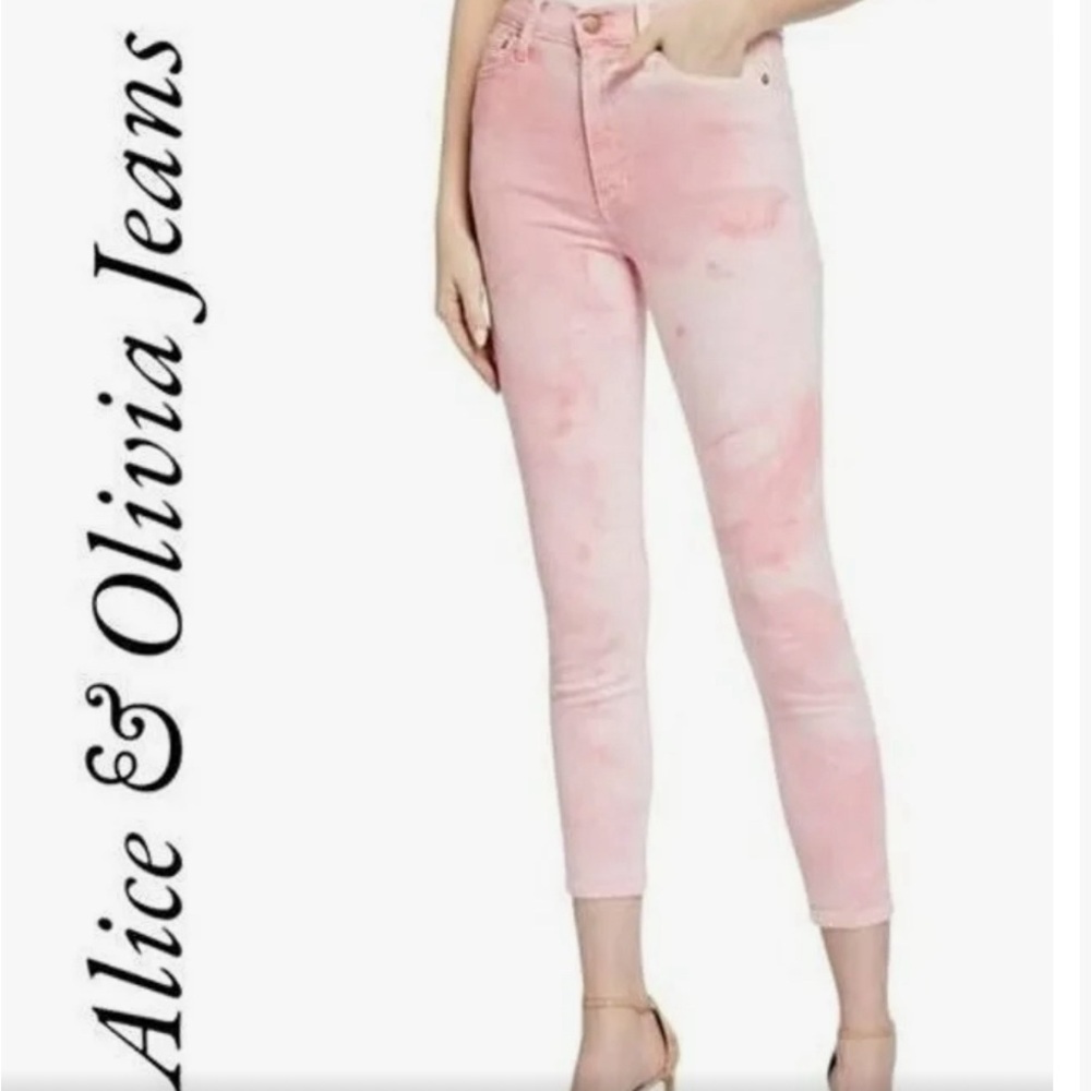 Alice + Olivia Tie Dye Jeans Size 24